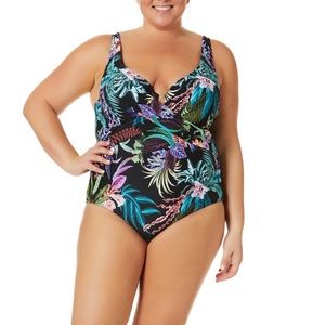 New Terra & Sky Plus Size Swimsuit (4X)
